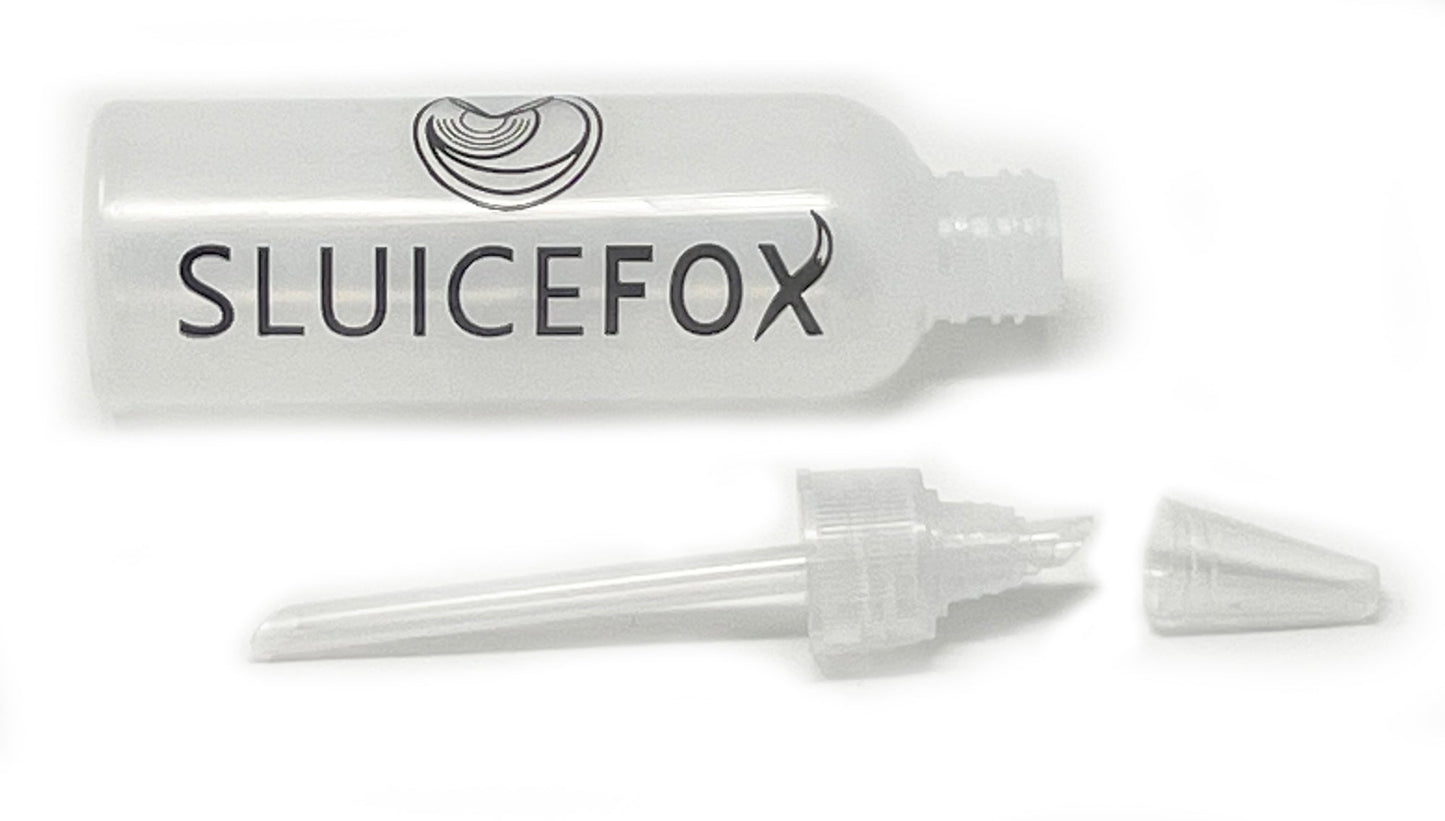 Sluice Fox 2-Pack Gold Panning Starter Kit – 9" Pans + Snifter Bottle
