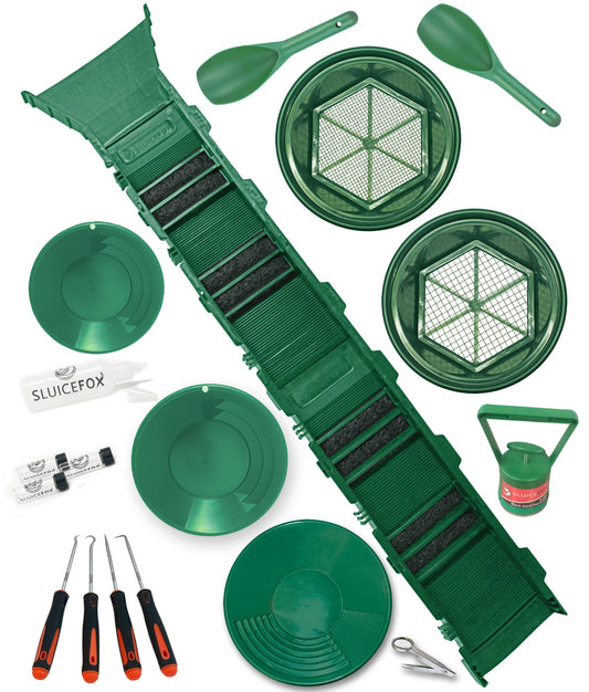 Sluice Fox Complete Gold Mining Kit with Portable Sluice