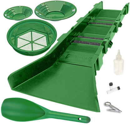 Sluice Fox 10-Piece Gold Panning Kit with 31" Sluice