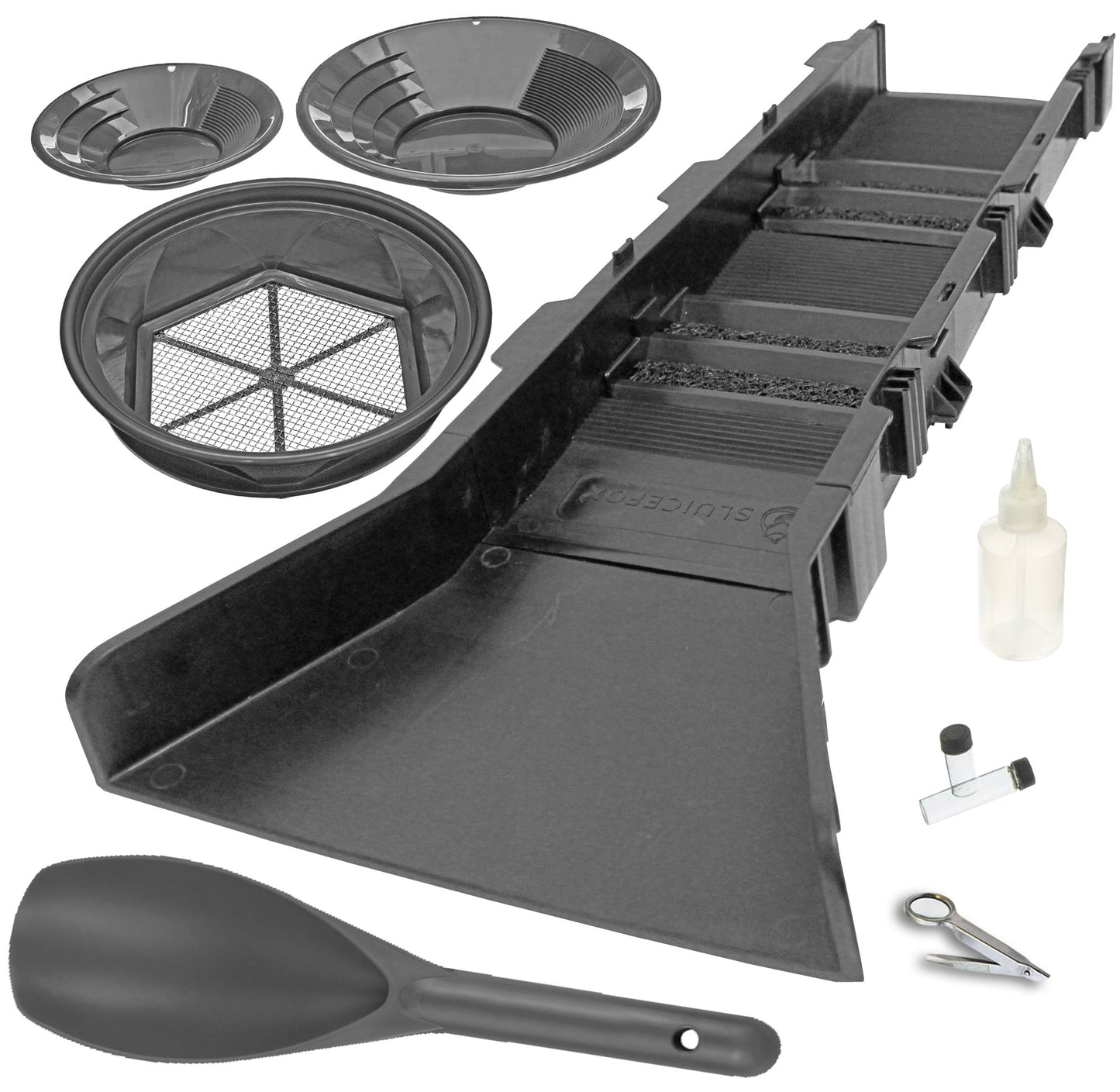 Sluice Fox 10-Piece Gold Panning Kit with 31" Sluice