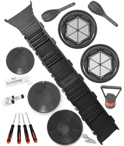 Sluice Fox Complete Gold Mining Kit with Portable Sluice