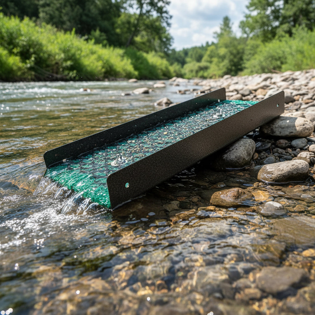 Sluice Fox 12" Pocket Sluice Box – Portable Metal Sluice Kit