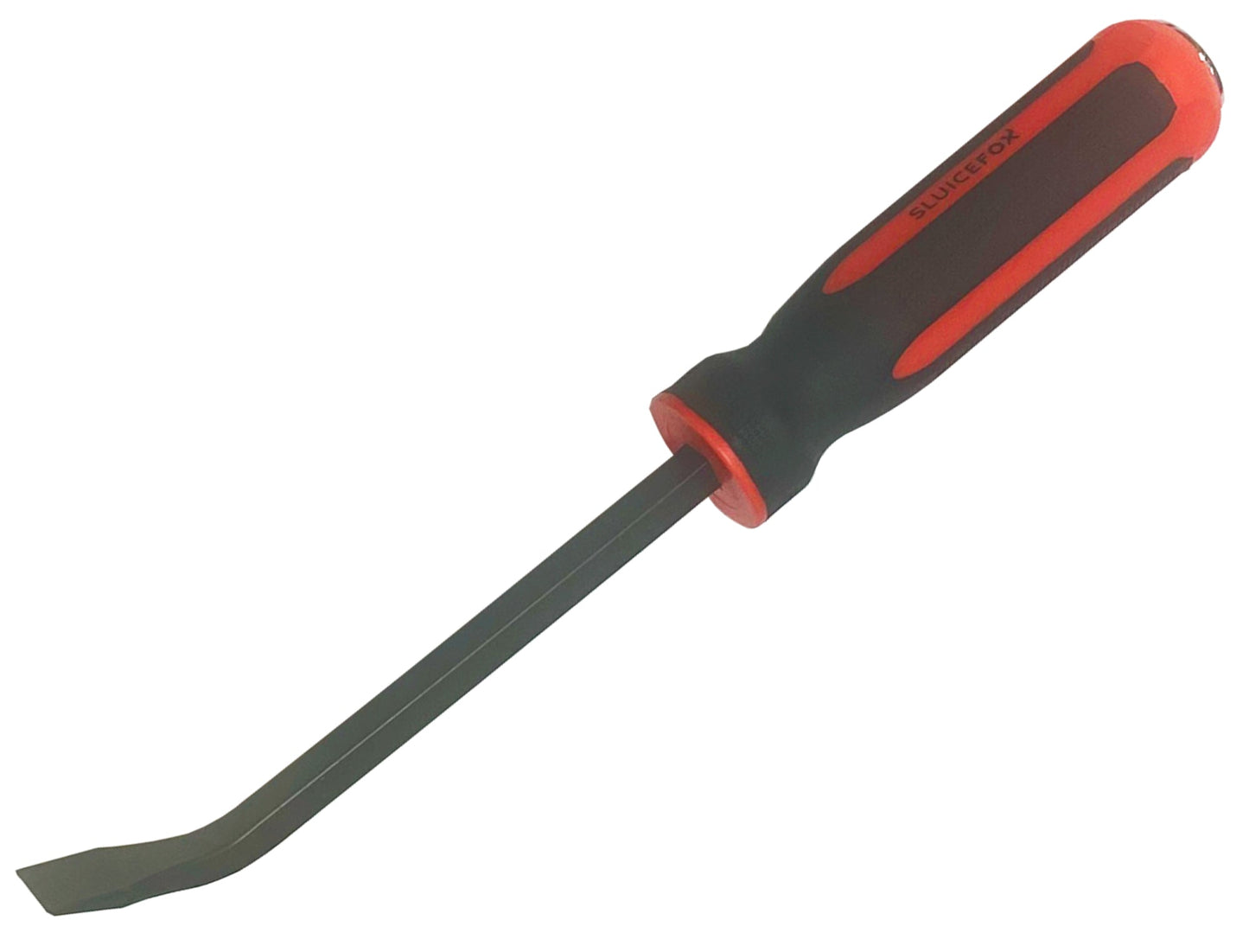 Sluice Fox Prospecting Tool Crevice Scraper Digging pry bar for Gold panning kit; Four-Sided Steel Gold Mining Tool with Flat Scraper tip