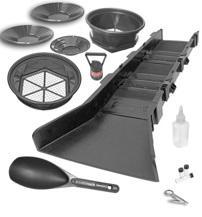 Sluice Fox 16-Piece Gold Panning Kit with Sluice Box