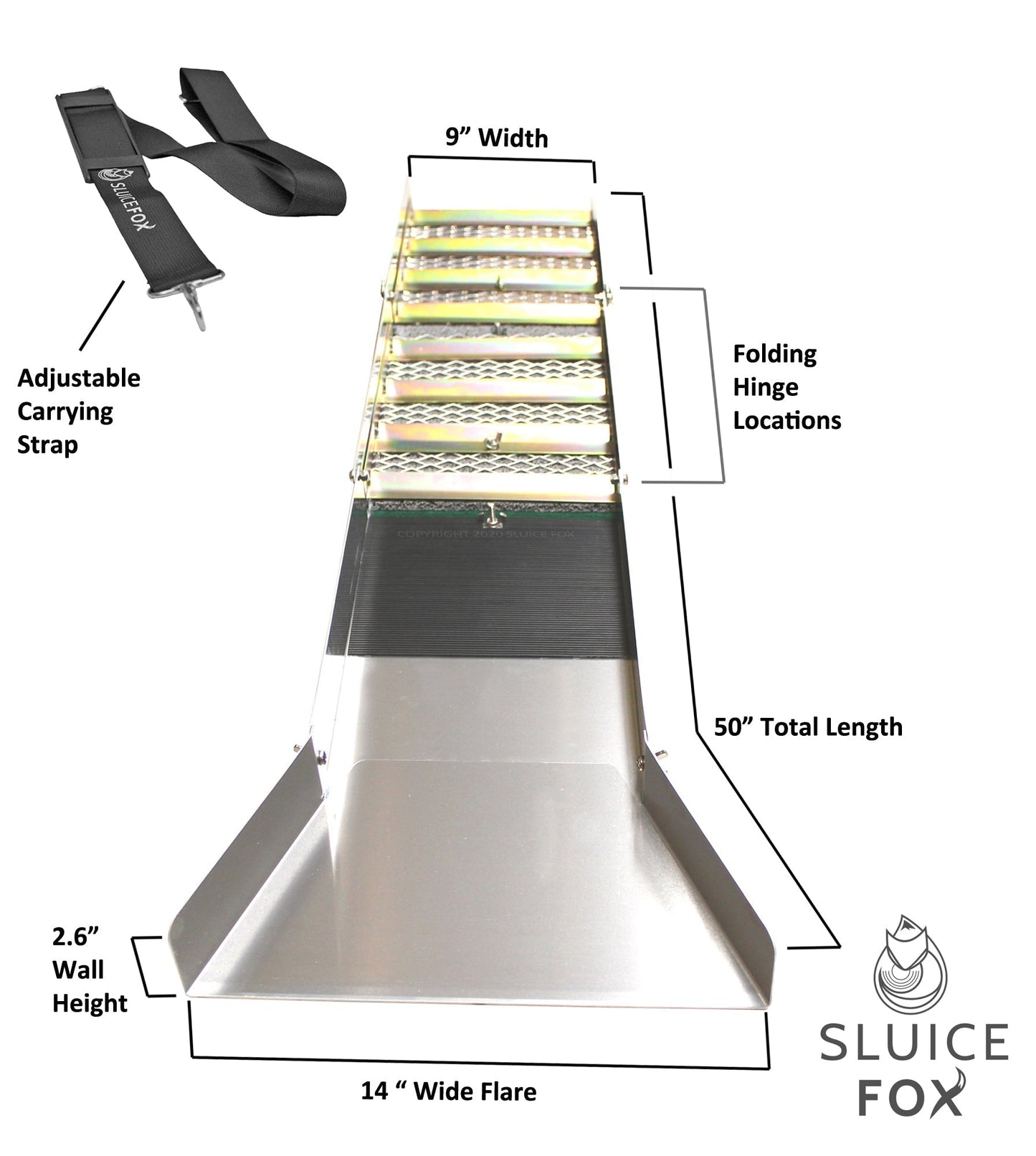 Sluice Fox Complete Gold Mining Kit with Sluice Box