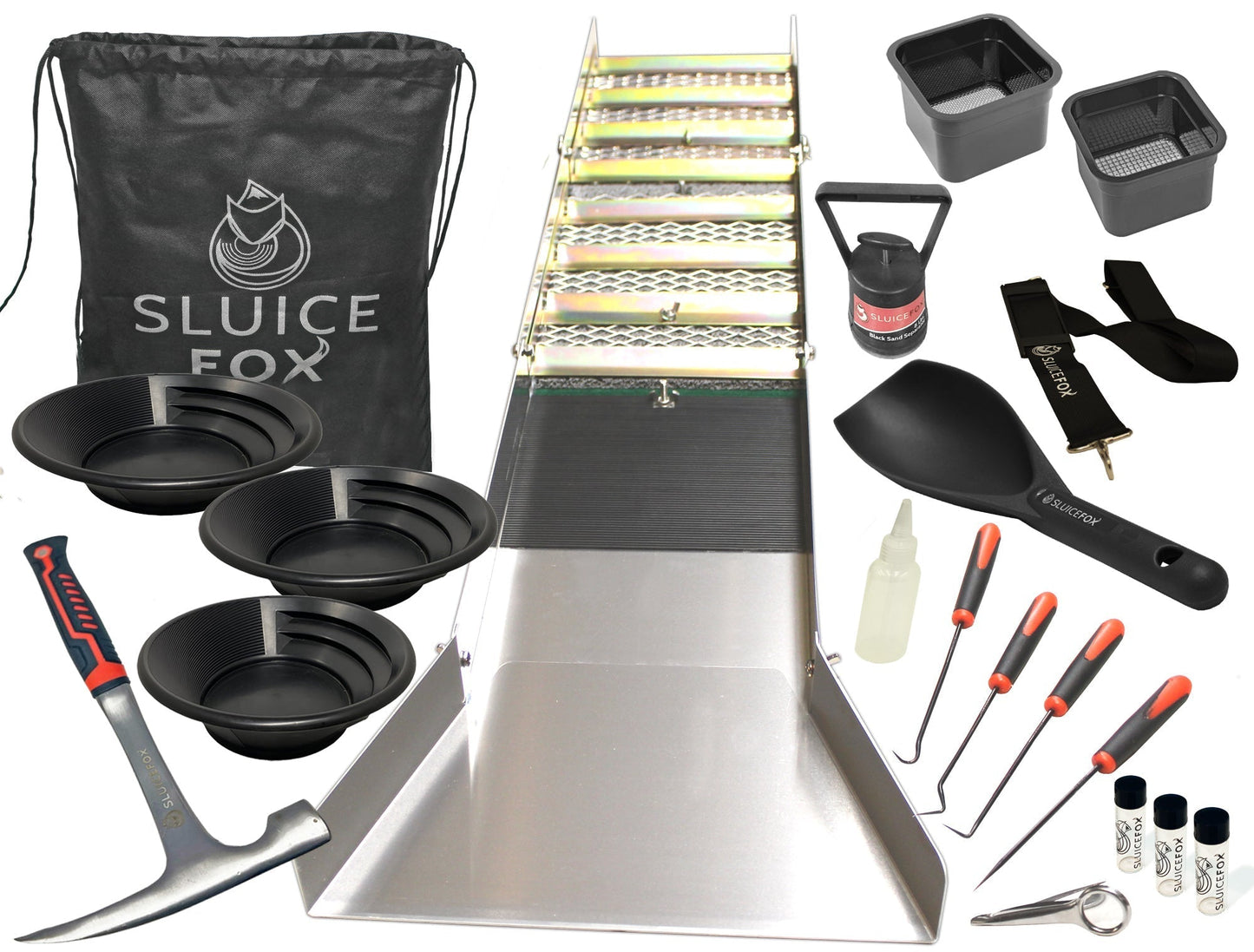 Sluice Fox Complete Gold Mining Kit with Sluice Box