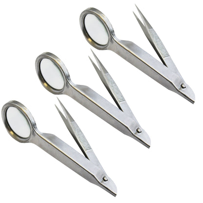 Sluice Fox 3-Pack Magnifier with Tweezers