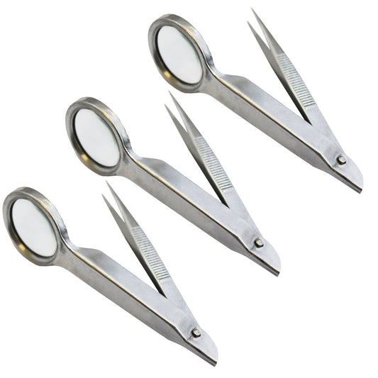 Sluice Fox 3-Pack Magnifier with Tweezers
