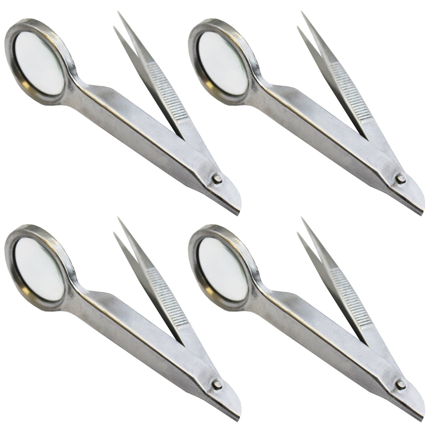 Sluice Fox 4-Pack Magnifier with Tweezers