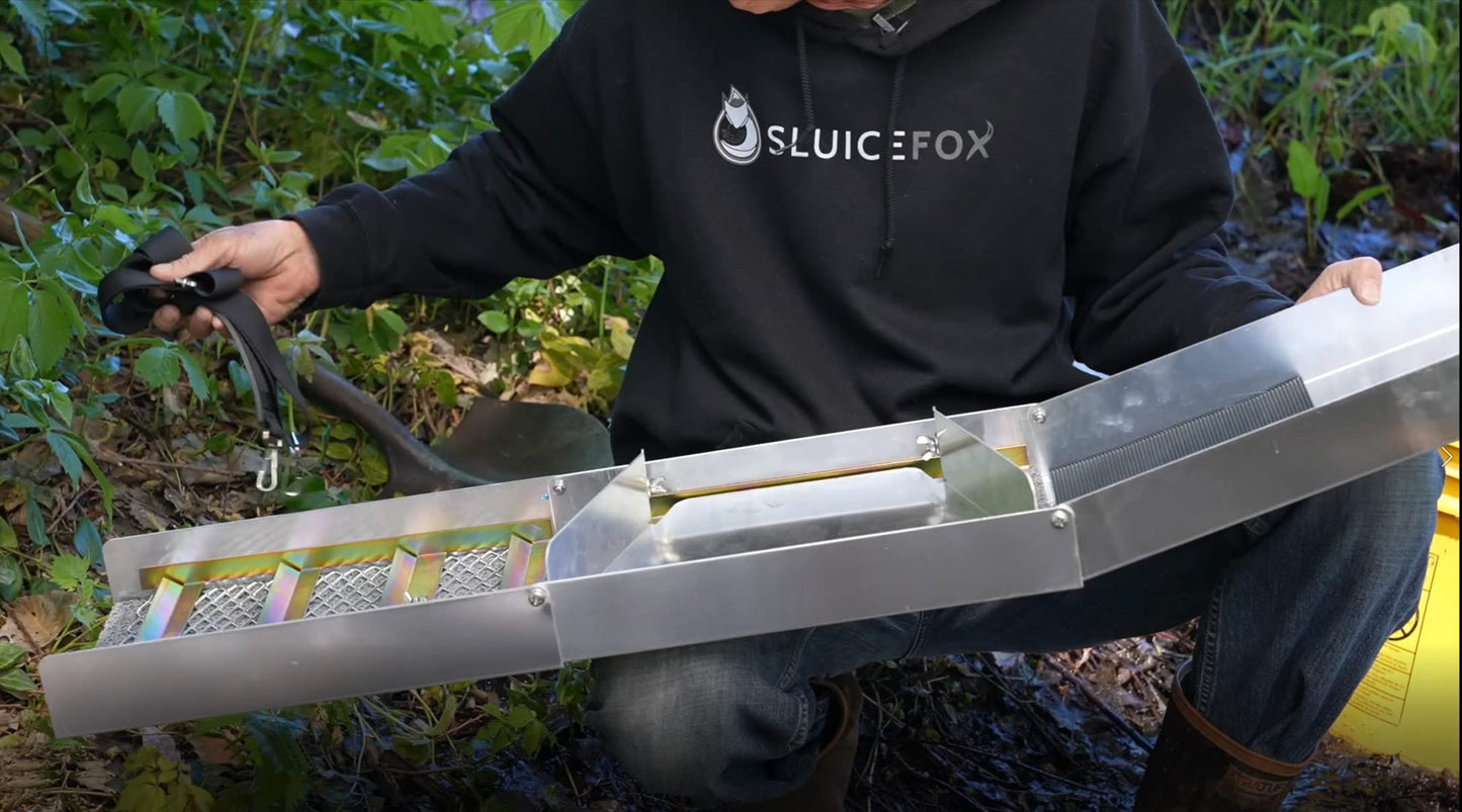 Sluice Fox 50" Folding Aluminum Sluice Box