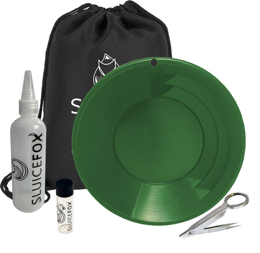 Sluice Fox Gold Panning Starter Kit with Bag