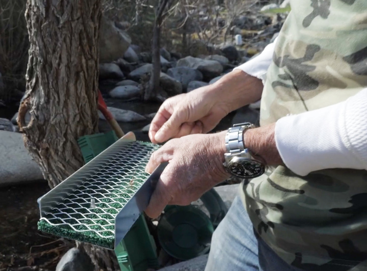 Sluice Fox 12" Pocket Sluice Box – Portable Metal Sluice Kit